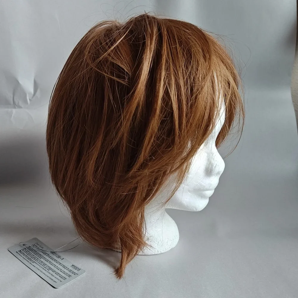 HOW Luxhair Mid Length Bob Wig Womens Light Brown 1261 Tabatha Coffey Synthetic